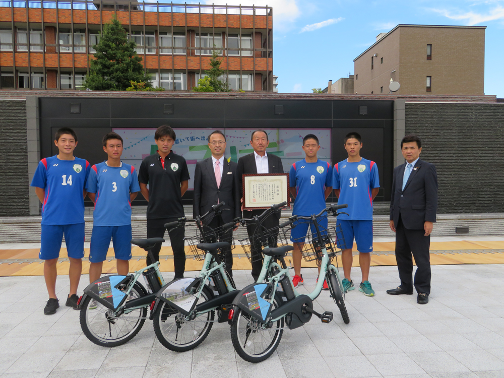 電動アシスト自転車寄贈