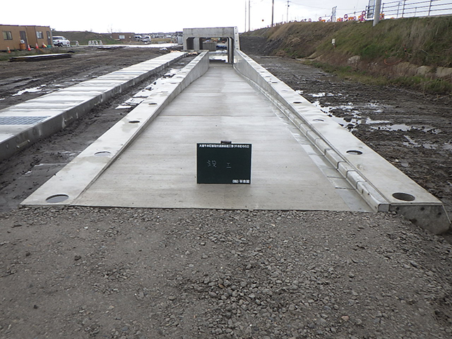 大浦千木町線取付道路築造工事（千木町その２）