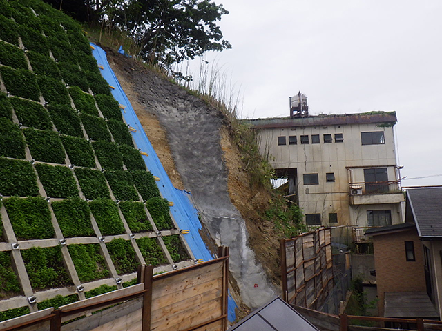 大桑１号　急傾斜地崩壊対策工事（D２工区）